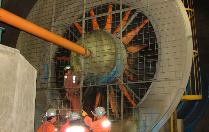 ventilacion en minas